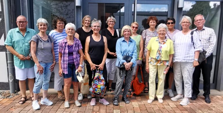 Die Wendeburger Landfrauen freuten sich über ihren Besuch im Gärtnermuseum.